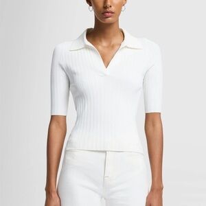 7 for All Mankind Ribbed Knit Top